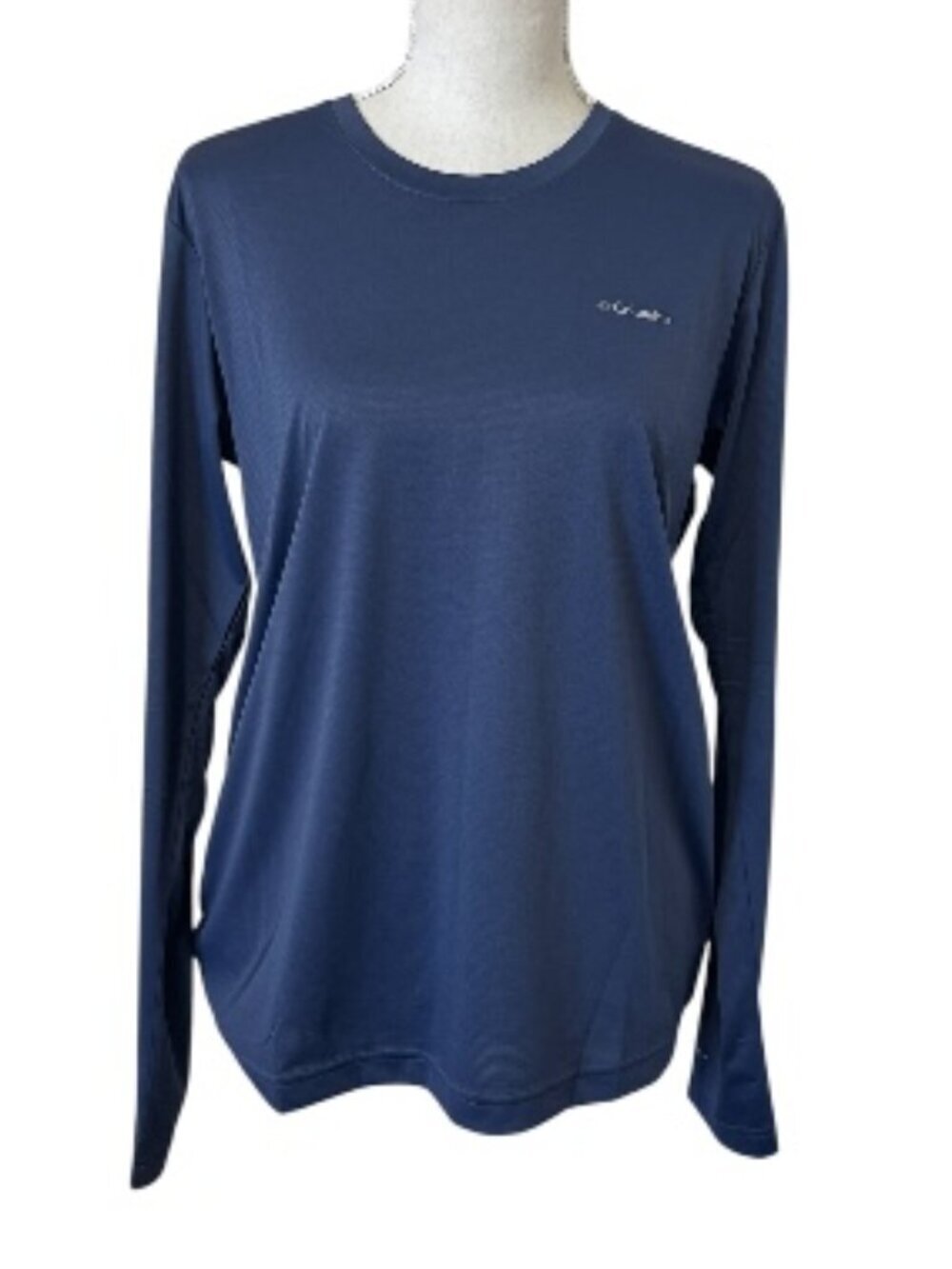 Columbia Omni-Wick Shirt Women's Size Large Blue Long Sleeve